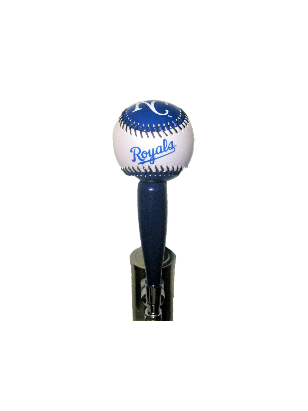 MLB Kansas City Royals Beer Tap Handle Kegerator Pub Style Baseball Blue Wood